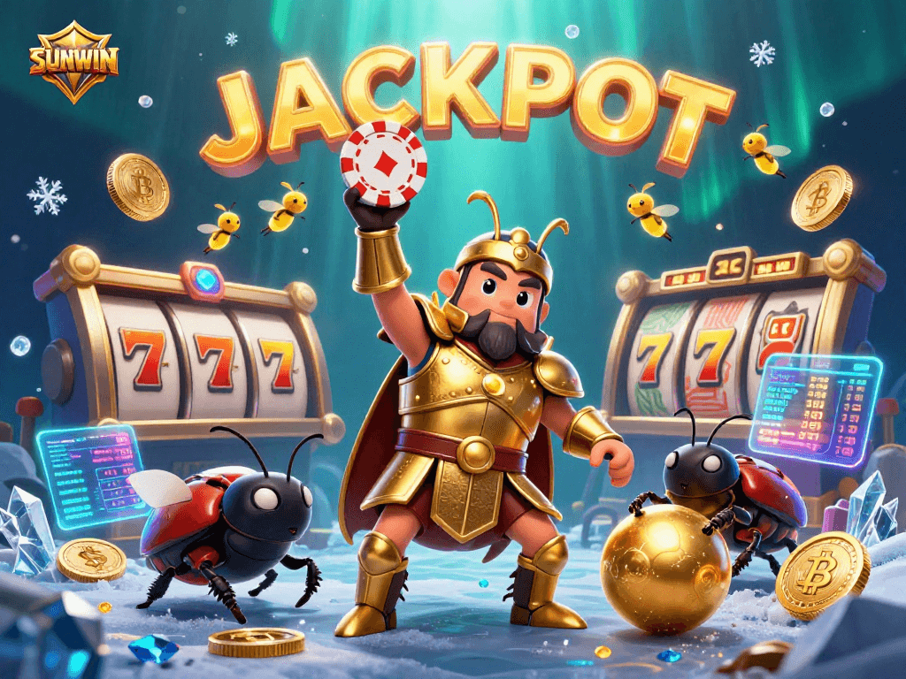 SUNWIN offers a dynamic gambling experience with lively characters and winning visuals in a stunning 3D rendered scene.