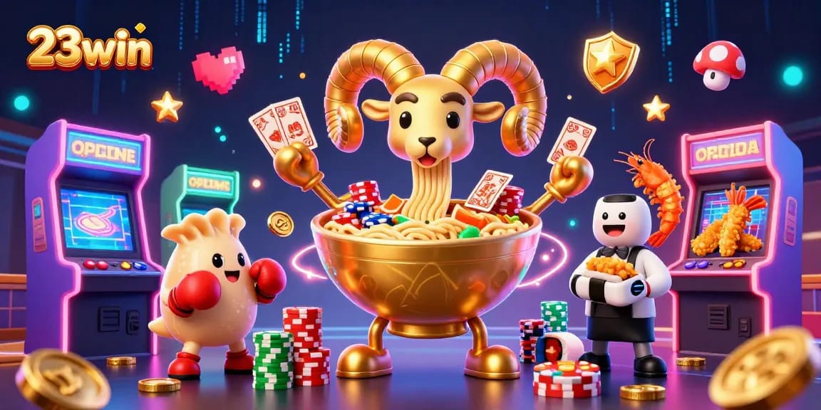 Engage in thrilling gameplay at 23win with vibrant characters and casino elements.