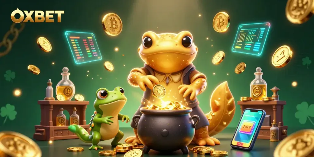 Engage in online gambling with OXBET's immersive experience featuring vibrant casino themes and rich character animation.