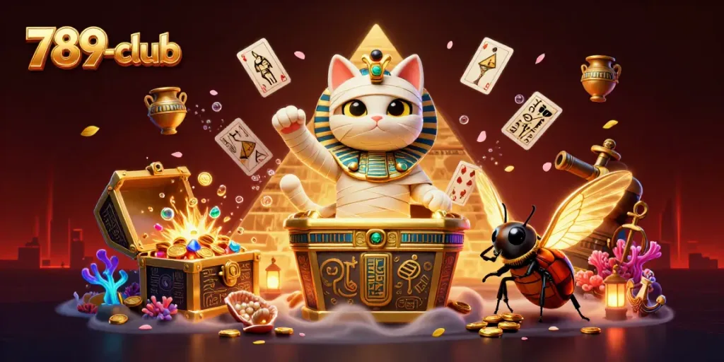 Experience immersive gameplay with the vibrant 789-club and its stunning Egyptian casino theme.