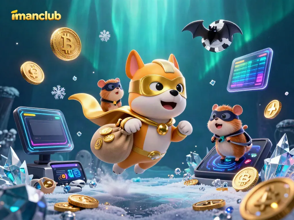 Experience thrilling adventures with manclub, featuring a superhero dog and a hamster amidst vibrant casino elements.