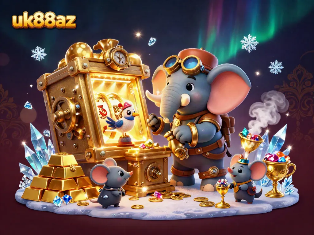 Experience thrilling gameplay with uk88az at the heart of an animated casino world filled with treasures.