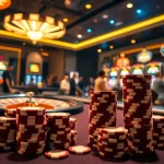 Players engaging in exciting games at 32WIN's vibrant casino atmosphere.