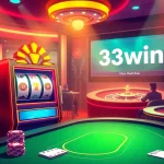 Players enjoying the vibrant atmosphere of https://33win.free/ with engaging slot machines and poker action.