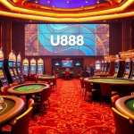 Experience the thrill of gambling at U888's premium casino tables and vibrant slot machines.