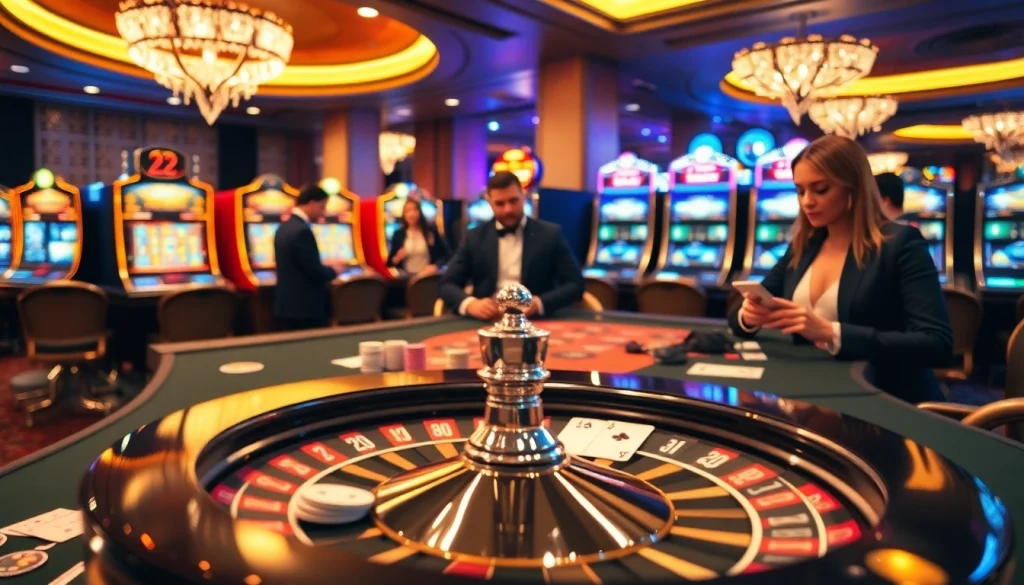 Experience thrilling gameplay and casino excitement at 23win1.de.com with vibrant poker chips and roulette games.