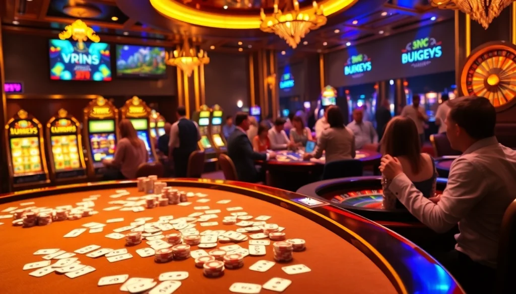 Experience high-stakes gaming at 888new's luxurious casino tables with cards and chips.