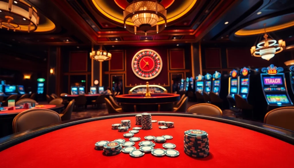Experience the thrill of casino gaming with https://f8betb1.com/ and vibrant poker tables.