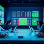 Dynamic soccer betting analysis scene utilizing https://keonhacai.study/ for real-time odds and insights.