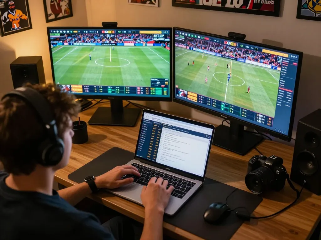 Engaging sports betting scene on vu88a platform with live odds and vibrant atmosphere.