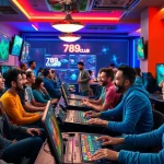 Engaging online gaming scene at https://789club78.com/ showcasing diverse players enjoying competitive games.