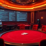 Experience the thrill of a hidden wiki-themed casino with poker tables and vibrant slot machines.