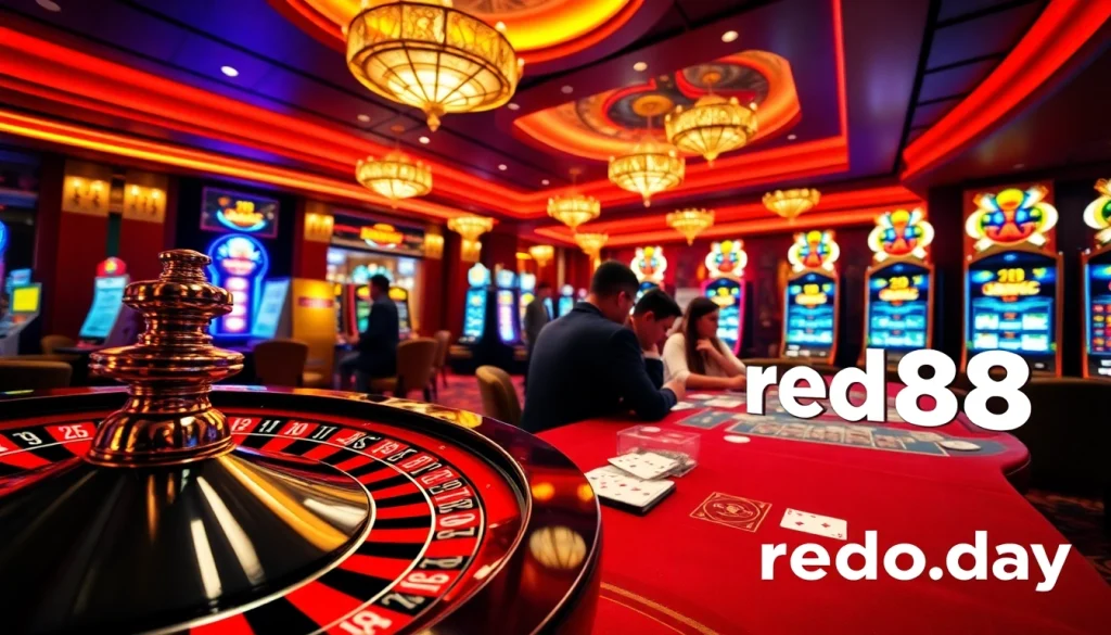 Experience roulette excitement and immersive gaming at https://red88.day/ with thrilling casino tables.