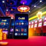 Engaging Go88 gaming scene showcasing modern casino games and vibrant interface