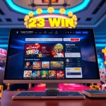 Experience the excitement of Trang Chủ 23WIN online casino with a modern, user-friendly interface showcasing diverse gaming options.