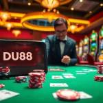 Experience thrilling online betting with DU88, featuring casino tables and exciting games.