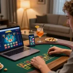 Engaging gameplay at Jun88 com online casino platform with laptop and smartphone.
