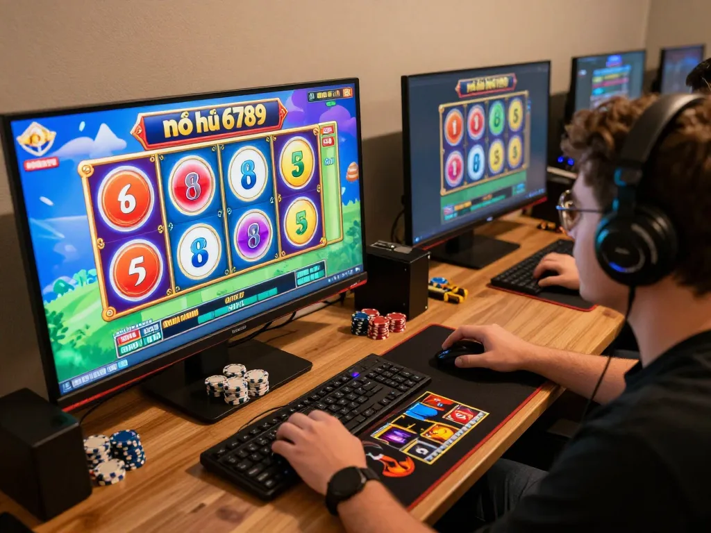 Engaging gameplay on nổ hũ 6789 slot game screen, showcasing dynamic online gambling experience