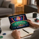 Engaging with the KU88 casino app while enjoying a cozy home gaming atmosphere