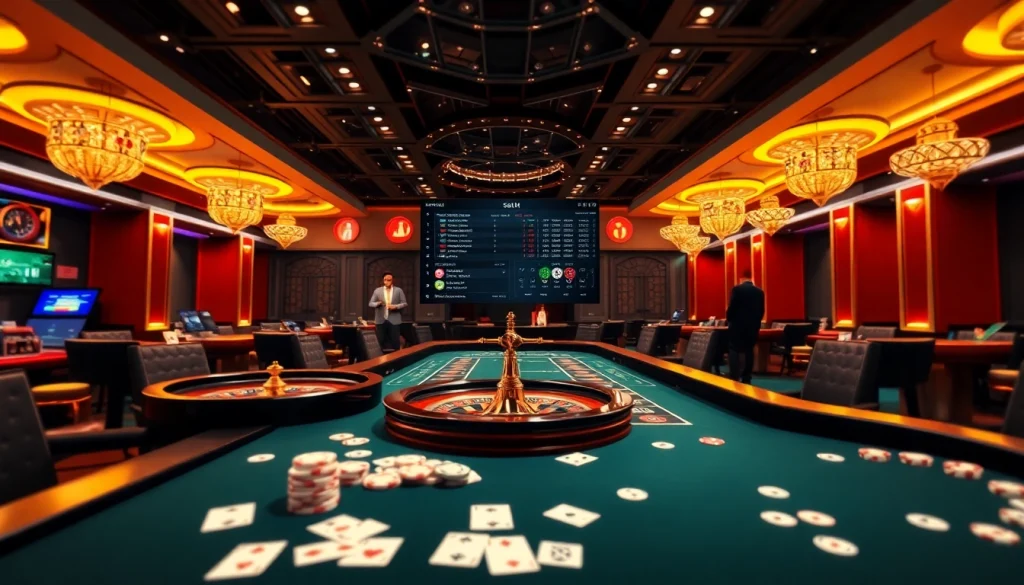 Experience the thrill of betting with 7m tỷ số in a vibrant casino atmosphere.