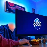Engaged gamer using the AE888 platform to Đăng nhập AE888 and enjoy online betting.