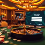Engaging scene showcasing Đăng nhập S8, with lively casino tables, poker chips, and vibrant players.