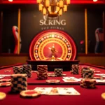 Experience excitement at S666 with vibrant casino tables and luxurious game elements.