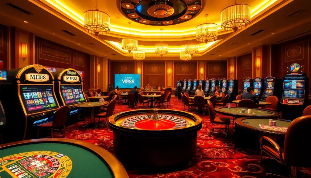 Experience the excitement of trang chủ me88 with engaging casino games and luxurious tables.