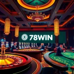 Experience thrilling gameplay at 78WIN with exciting casino tables and vibrant slot machines.