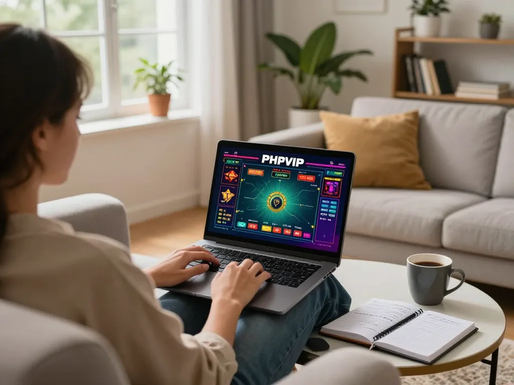 Engaging in live betting on PHPVIP from a cozy home setup while tracking strategies.