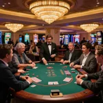 LUCK8 mang đến trải nghiệm blackjack thú vị trên sàn casino sôi động đầy người chơi.