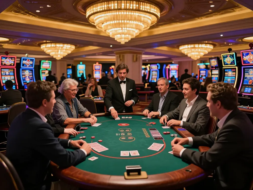 LUCK8 mang đến trải nghiệm blackjack thú vị trên sàn casino sôi động đầy người chơi.