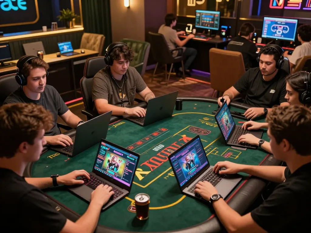 Players enjoying an immersive experience at XOCDIA88 online casino, showcasing dynamic gameplay and engagement.