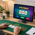 Player engaging in live blackjack on O8 platform showcasing interactive gaming interface