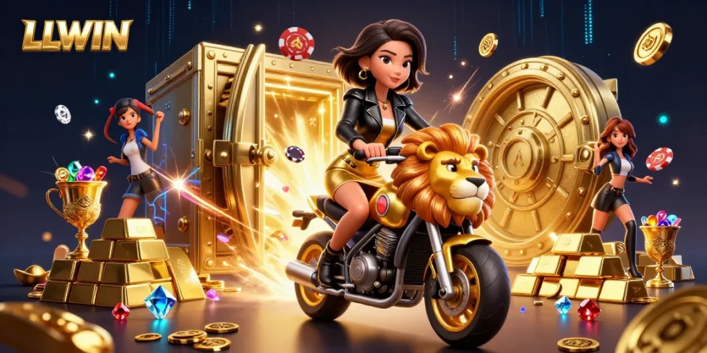 Engage with LLWIN by spinning the jackpot reels and winning big rewards at this vibrant online casino scene.