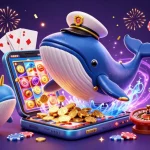 Experience the thrill of slots and jackpots at af1688 with an exciting 3D ocean-themed casino illustration.