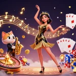Join the excitement with luck8s as you win big surrounded by vibrant casino elements.