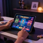 Engaging online gaming atmosphere at the trang chủ jun88 casino platform.