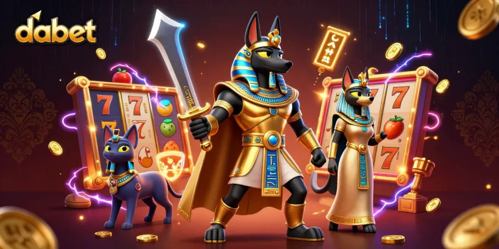 dabet captivates players with slot reels and a dazzling jackpot, showcasing exciting casino action.