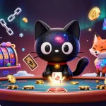 Experience winning at Trang chủ SC88 with this vibrant cosmic casino illustration featuring interactive gaming characters.