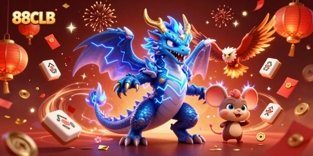 Experience thrilling action at 88CLB with vibrant gaming elements and dynamic characters.