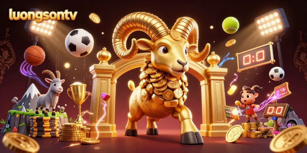 Engage with luongsontv by exploring dynamic sports betting with vibrant ball action and golden rewards.