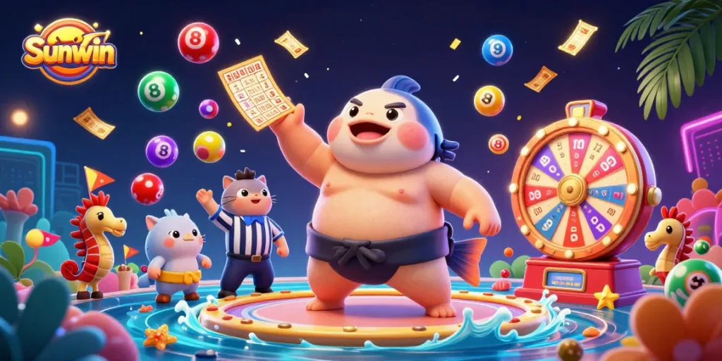 Sunwin engages players with dynamic lottery action amid an exciting underwater carnival.