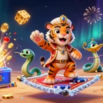 Experience big wins with lv88 in a vibrant casino realm featuring a tiger sultan and jackpot bursts.