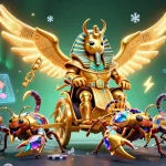 Experience the exciting gaming world of alo8b with colorful characters and crypto elements.