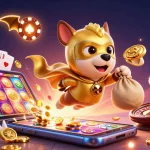 Experience the thrill of RED88 as the superhero dog collects gold while leading a dynamic casino adventure.