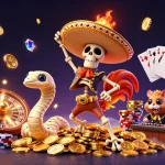 uu88 offers thrilling gaming experiences with a vibrant 3D casino scene featuring dynamic characters and exciting game elements.
