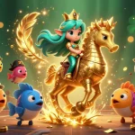 Join the excitement at LUCK8 with vibrant 3D animated casino creatures celebrating wins.