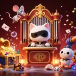 Experience luck8 in action with a vibrant 3D casino scene showcasing vibrant characters and exciting game elements.