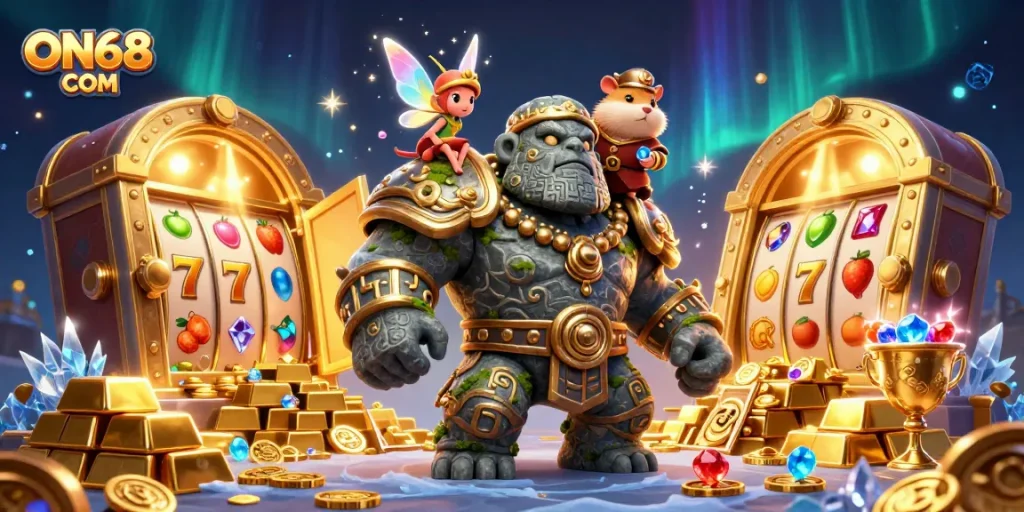 Experience thrilling slots action at ON68 COM with magical characters and sparkling treasures.
